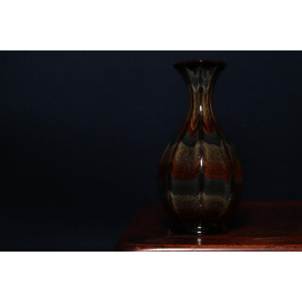 《部町》日本 神宮式祭典 御供素瓶燒製 六角瓶 花瓶 附木箱  ｜抹茶 茶道具 茶道 花道 花藝 神社 茶葉 茶杯 茶海-細節圖3