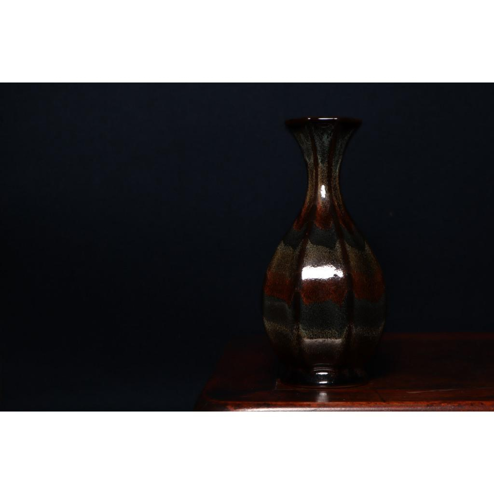 《部町》日本 神宮式祭典 御供素瓶燒製 六角瓶 花瓶 附木箱  ｜抹茶 茶道具 茶道 花道 花藝 神社 茶葉 茶杯 茶海-細節圖4