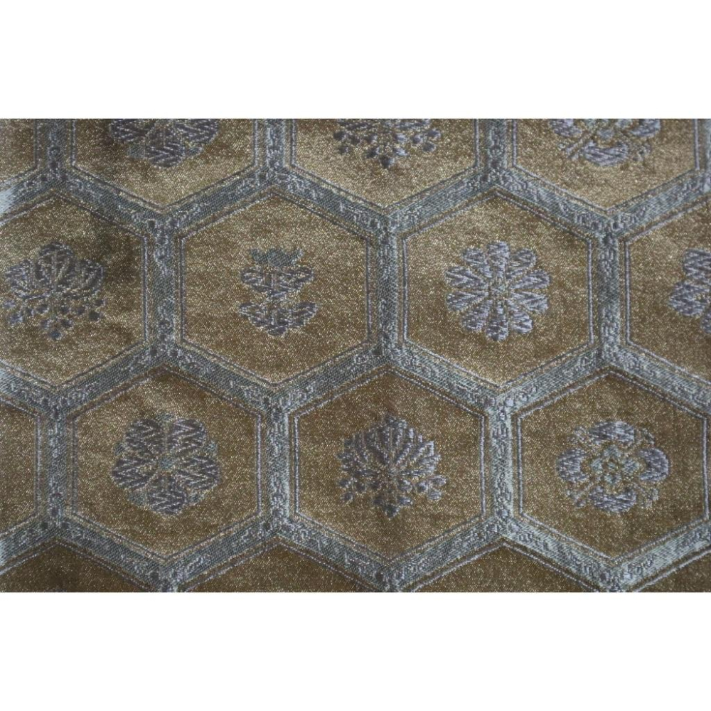 《部町》日本 西陣織 金線龜甲紋 六通和服腰帶 茶巾 茶墊|浴衣 着物 袋帶 茶碗 茶道具 茶席 桌巾 花藝 茶杯-細節圖4