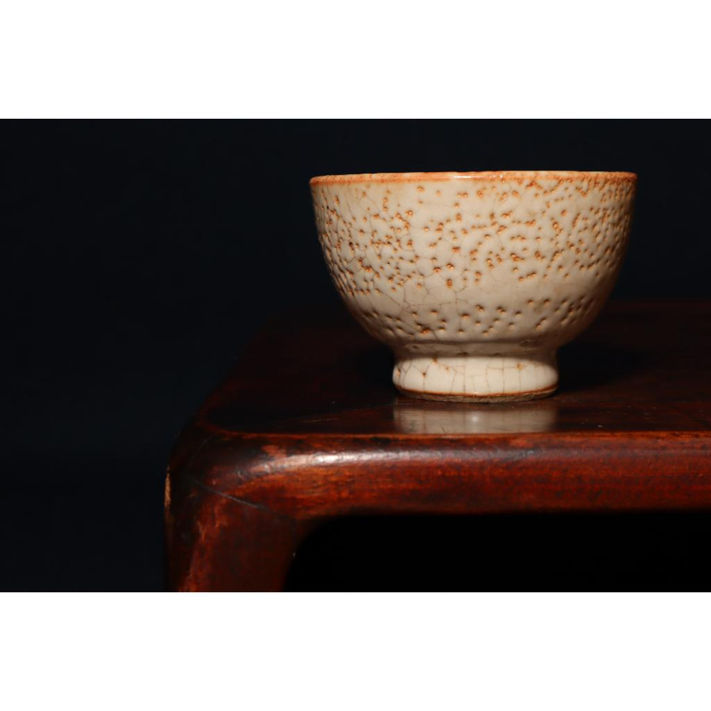 《部町》日本 手造 赤志野 湯吞杯 茶杯 ｜抹茶 茶道具 茶道 花道 花藝 神社 京都 古董 茶葉 普洱茶 花茶 紅茶-細節圖2