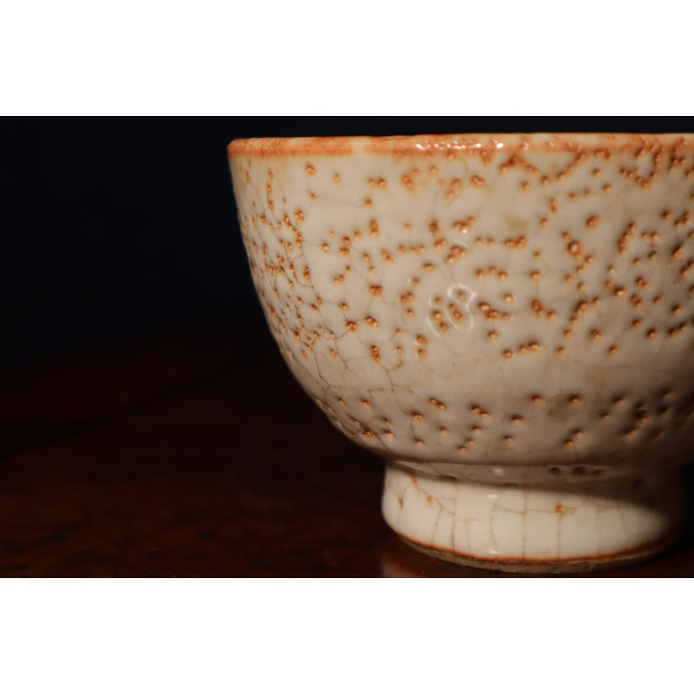 《部町》日本 手造 赤志野 湯吞杯 茶杯 ｜抹茶 茶道具 茶道 花道 花藝 神社 京都 古董 茶葉 普洱茶 花茶 紅茶-細節圖5