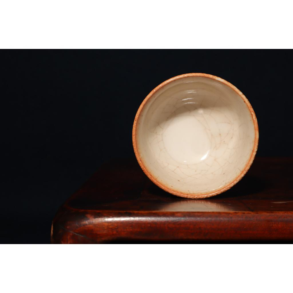 《部町》日本 手造 赤志野 湯吞杯 茶杯 ｜抹茶 茶道具 茶道 花道 花藝 神社 京都 古董 茶葉 普洱茶 花茶 紅茶-細節圖6