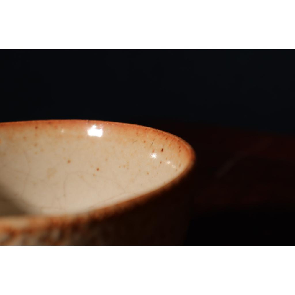 《部町》日本 手造 赤志野 湯吞杯 茶杯 ｜抹茶 茶道具 茶道 花道 花藝 神社 京都 古董 茶葉 普洱茶 花茶 紅茶-細節圖7