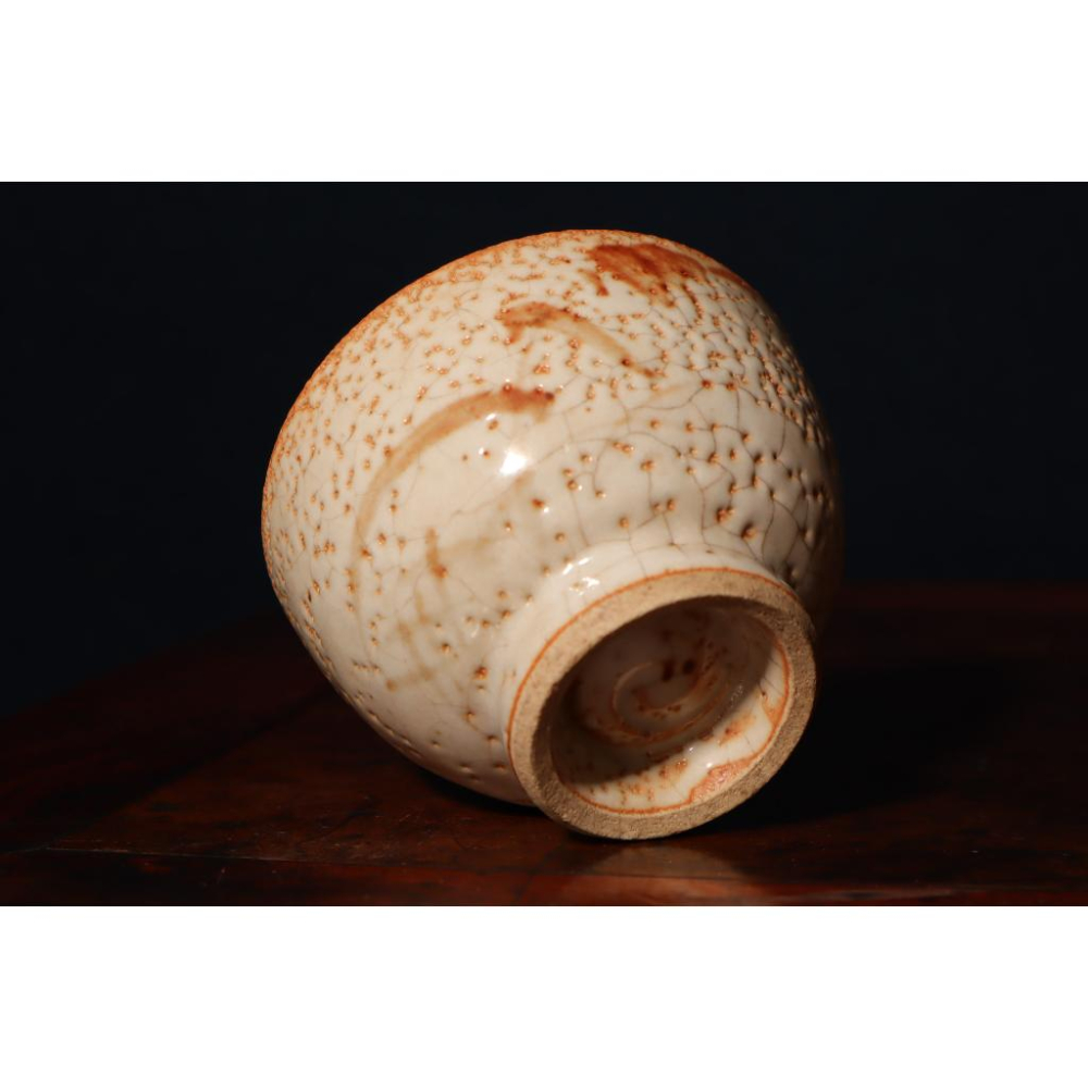 《部町》日本 手造 赤志野 湯吞杯 茶杯 ｜抹茶 茶道具 茶道 花道 花藝 神社 京都 古董 茶葉 普洱茶 花茶 紅茶-細節圖8