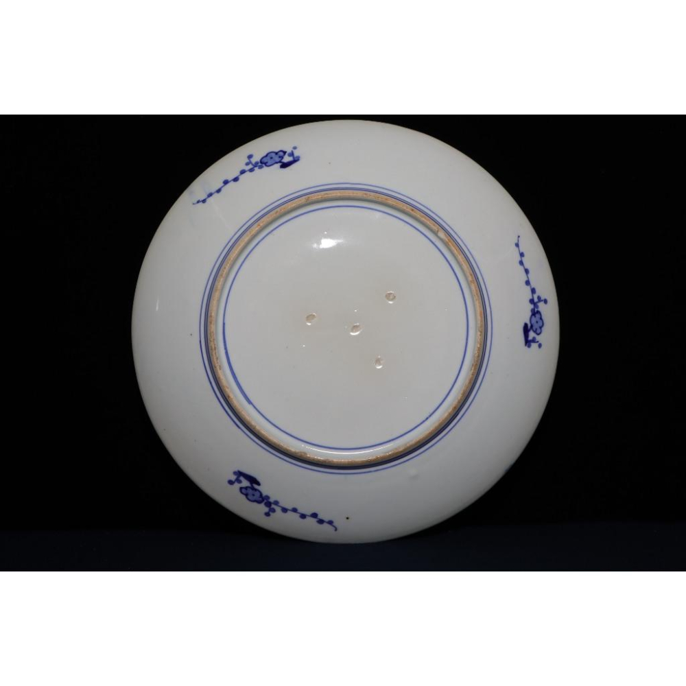 《部町》日本 肥前古伊萬里 描金遠山田舍大賞盤｜抹茶 茶道具 茶道 花道 花藝 神社 茶碗 茶葉 京都 普洱茶 茶罐-細節圖6