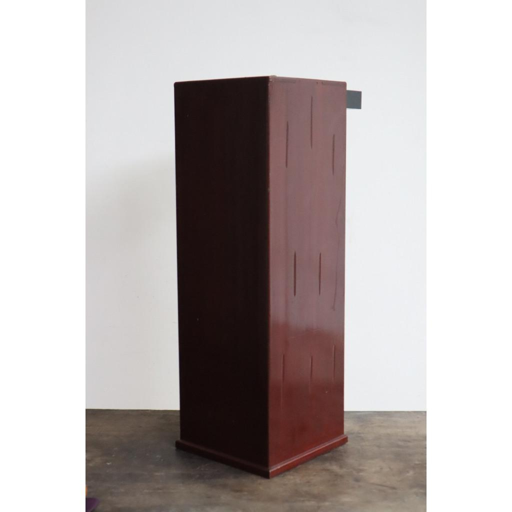 《部町》日本 木胎 春慶塗 銅把手 長茶冊 茶箱｜抹茶 茶道具 茶道 花道 花藝 神社 京都 古董 茶碗 茶杯-細節圖7