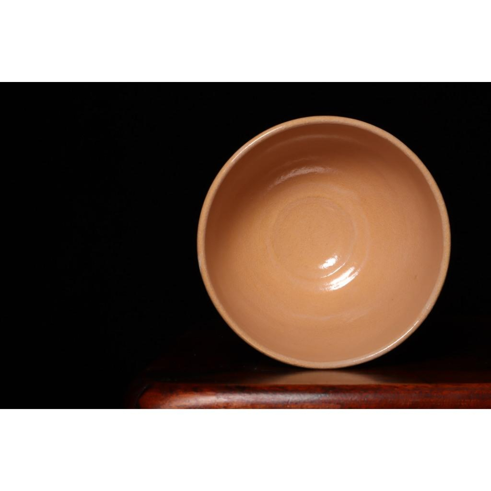 《部町》日本 葵窯 手繪 干支巳 龍珠繪抹茶碗 附木箱 原共布｜抹茶 茶道具 茶道 花道 花藝 神社 京都 古董 茶碗-細節圖7