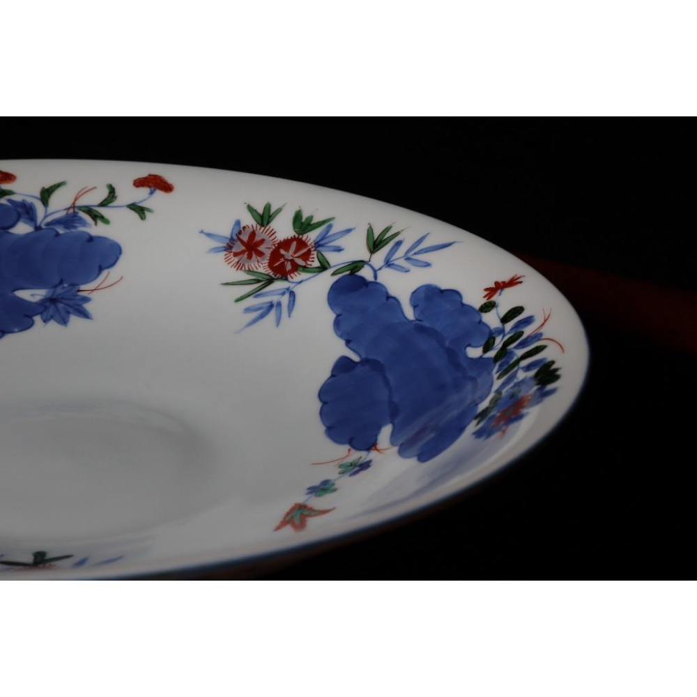 《部町》日本 源右衛門窯 伊萬里繪盤 菓子盤 附木箱 ｜抹茶 茶道具 茶道 花道 花藝 神社 茶碗 茶葉 京都 普洱-細節圖7