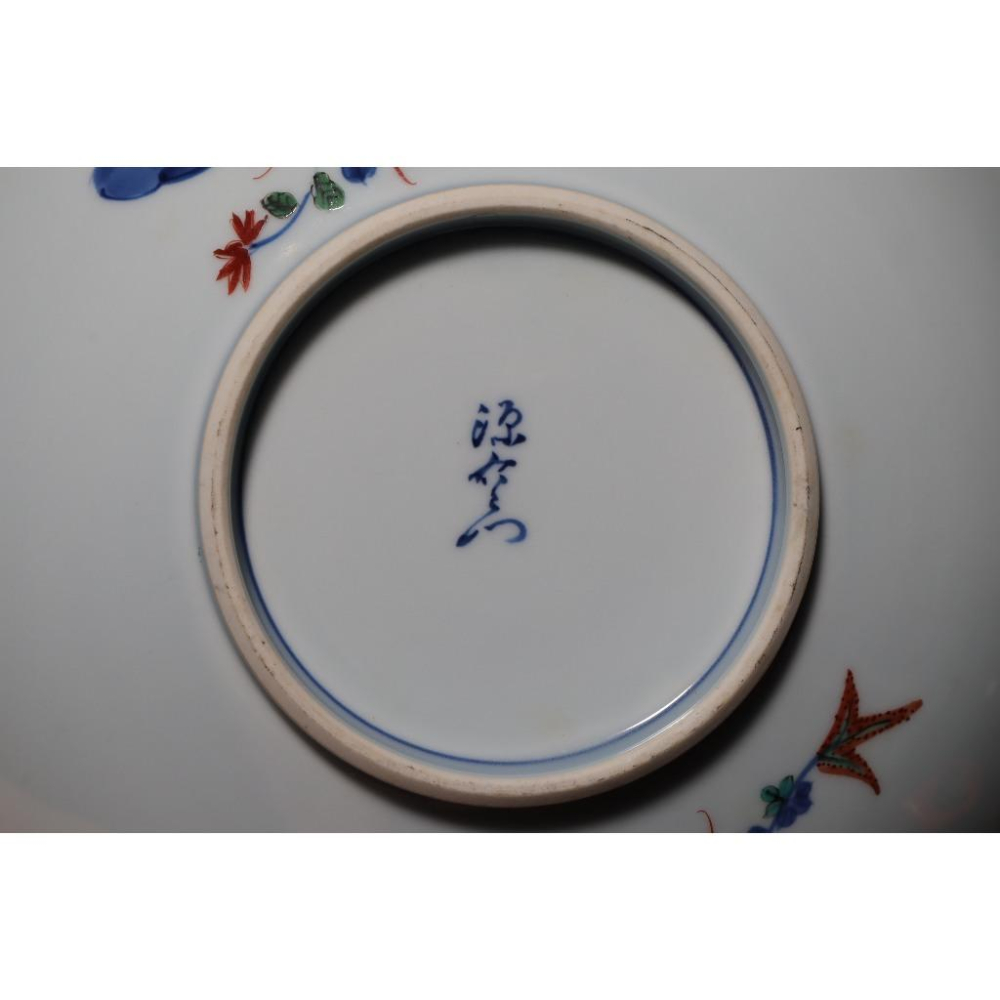 《部町》日本 源右衛門窯 伊萬里繪盤 菓子盤 附木箱 ｜抹茶 茶道具 茶道 花道 花藝 神社 茶碗 茶葉 京都 普洱-細節圖8