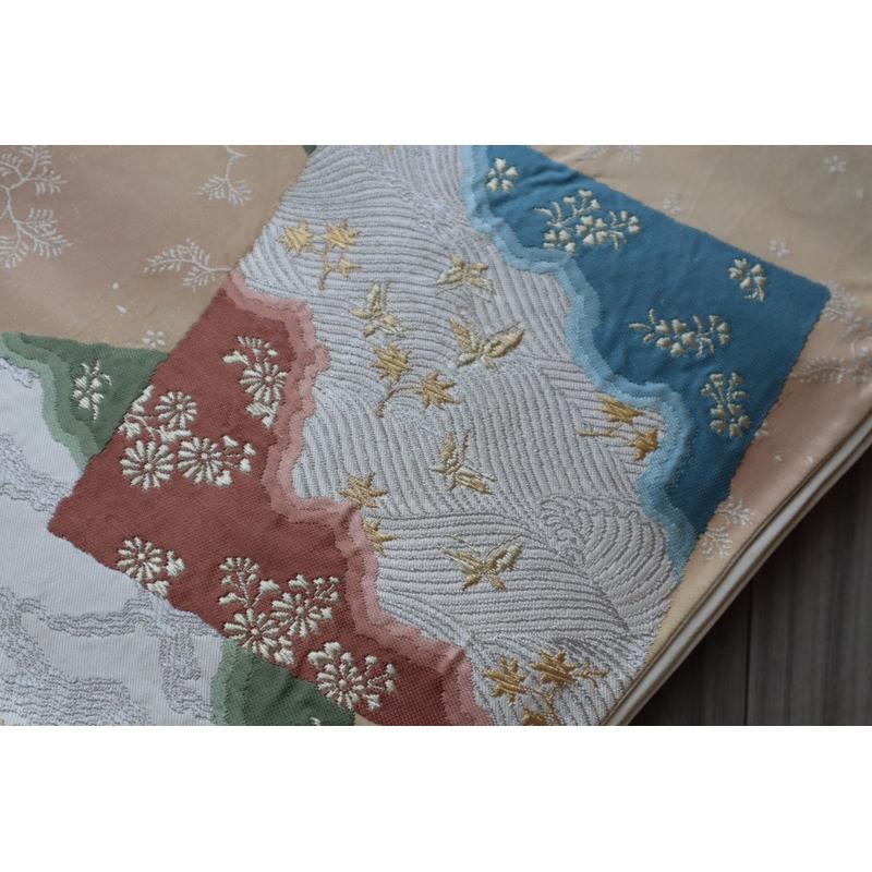 《部町》日本  袋帯 金彩流水櫻花 和服腰帶 茶墊 茶巾|浴衣 着物 袋帶 茶碗 茶道具 茶席 桌巾 花藝 茶杯-細節圖6