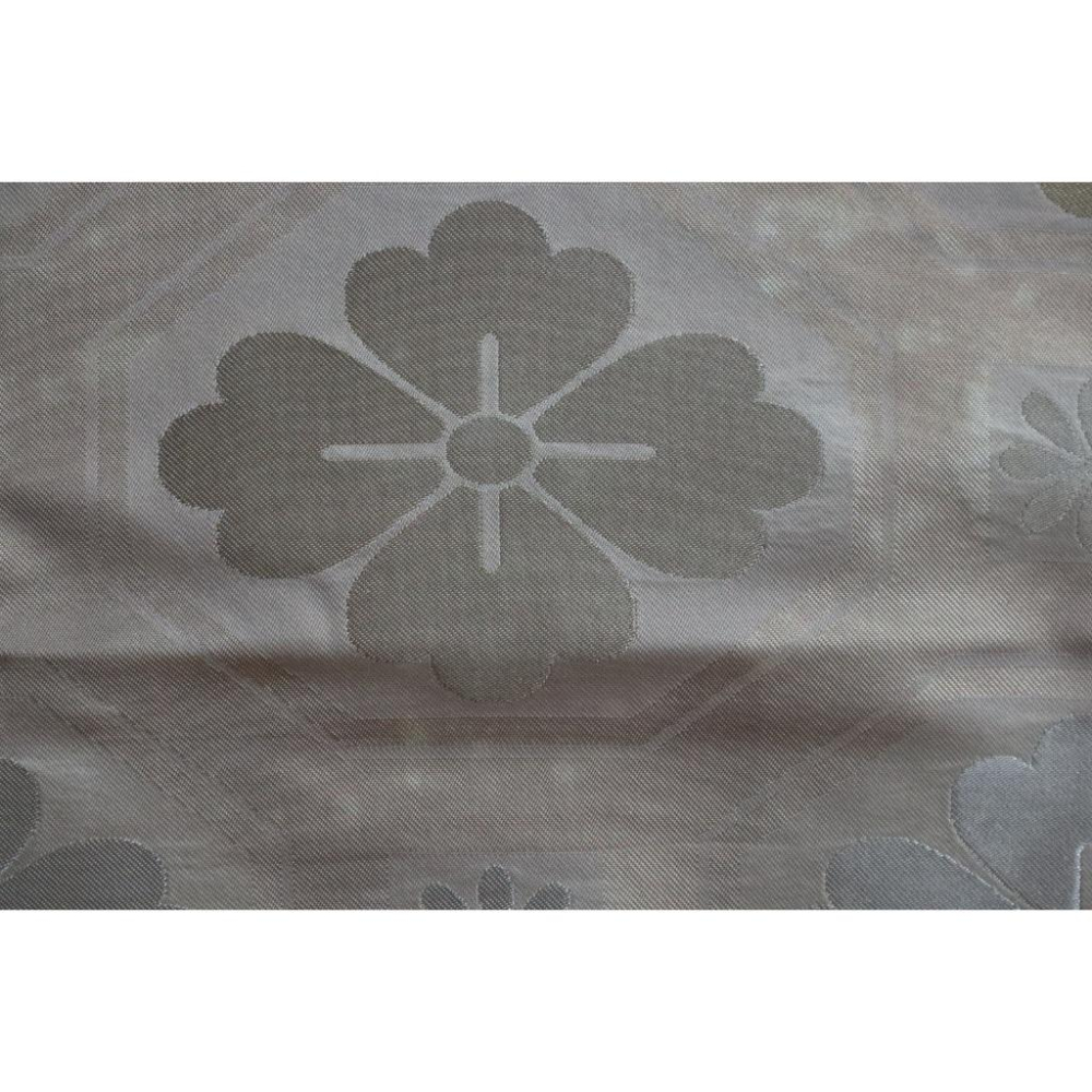 《部町》日本 花菱紋 銀線織 全通和服腰帶 茶巾 茶墊|浴衣 着物 袋帶 茶碗 茶道具 茶席 桌巾 花藝 茶杯-細節圖4