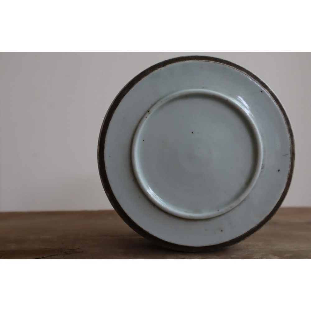 《部町》日本 古伊萬里蓮紋瓷蓋盒 菓子盒 含手雕胡桃木蓋 ｜抹茶 茶道具 茶道 花道 花藝 神社 茶碗 茶葉 普洱茶-細節圖9