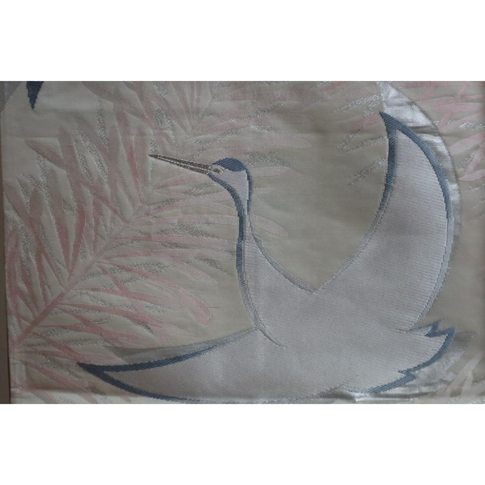 《部町》日本 雲鶴 六通 和服腰帶 茶墊 茶巾|浴衣 着物 袋帶 茶碗 茶道具 茶席 桌巾 花藝 茶杯-細節圖4