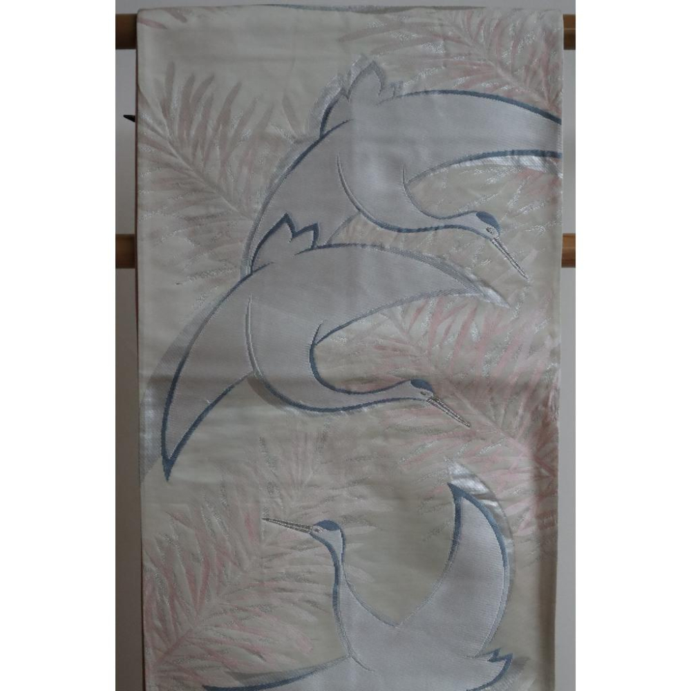 《部町》日本 雲鶴 六通 和服腰帶 茶墊 茶巾|浴衣 着物 袋帶 茶碗 茶道具 茶席 桌巾 花藝 茶杯-細節圖7