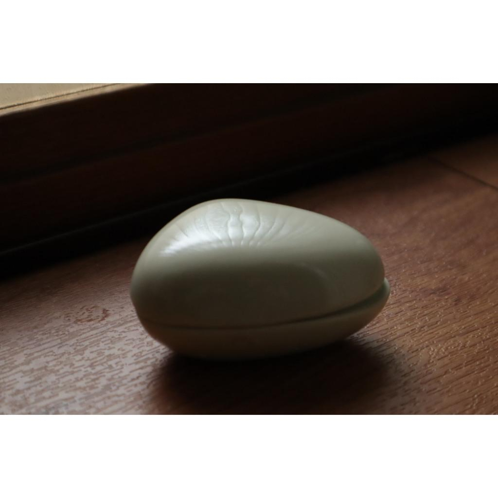 《部町》日本手造 貝殼型 白瓷香盒 ｜抹茶 茶道具 茶道 花道 花藝 神社 茶碗 茶葉 京都 普洱茶 香道 檀香-細節圖2