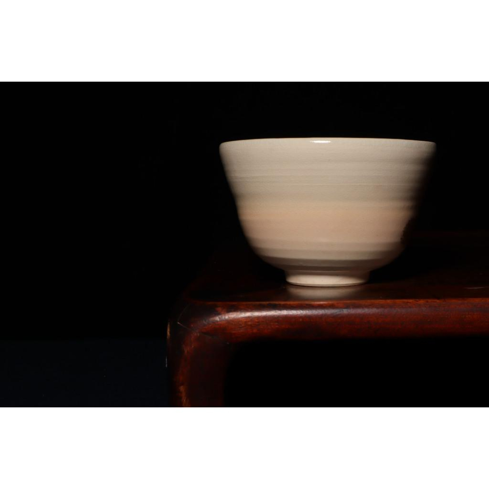 《部町》日本 仁清 八木海峰造 手繪雛偶 抹茶碗｜抹茶 茶道具 茶道 花道 花藝 神社 京都 古董 茶碗 茶杯-細節圖3