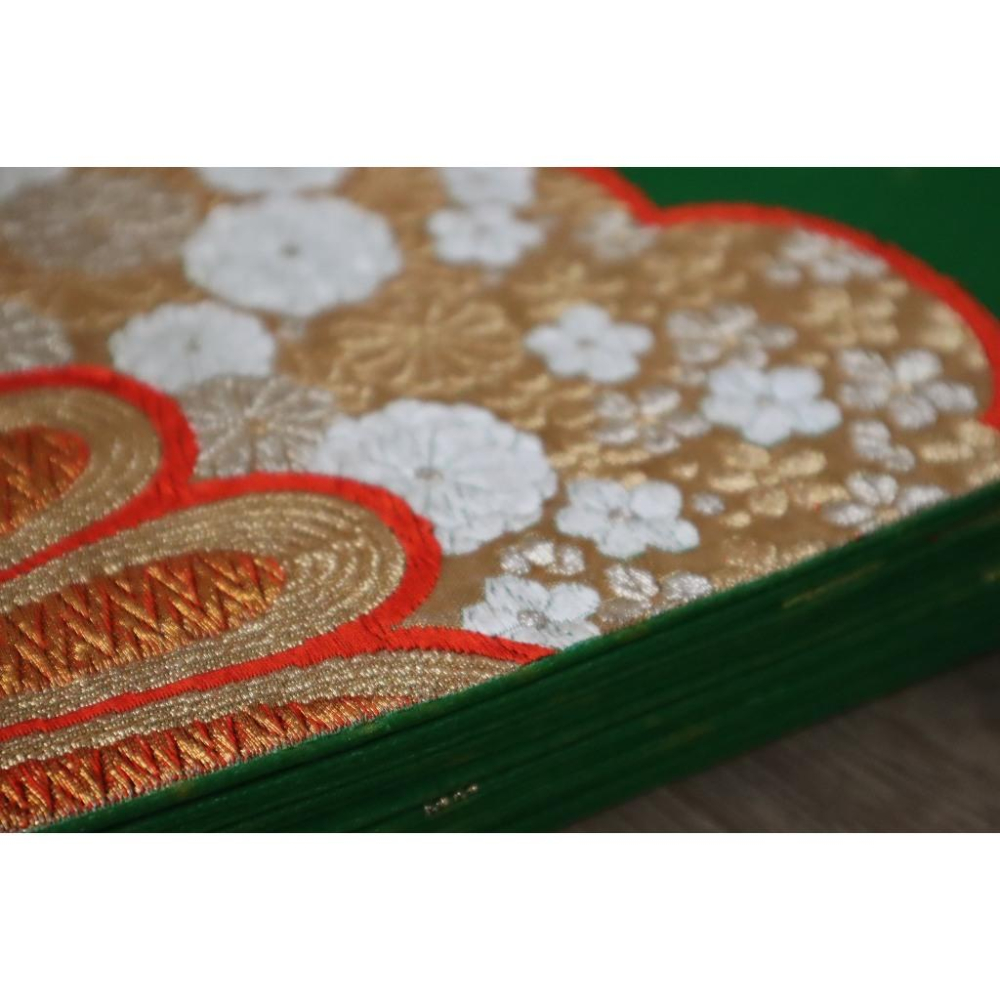 《部町》日本 唐織 菊紋刺繡 和服腰帶 茶巾 茶墊|浴衣 着物 袋帶 茶碗 茶道具 茶席 桌巾 花藝 茶杯-細節圖6