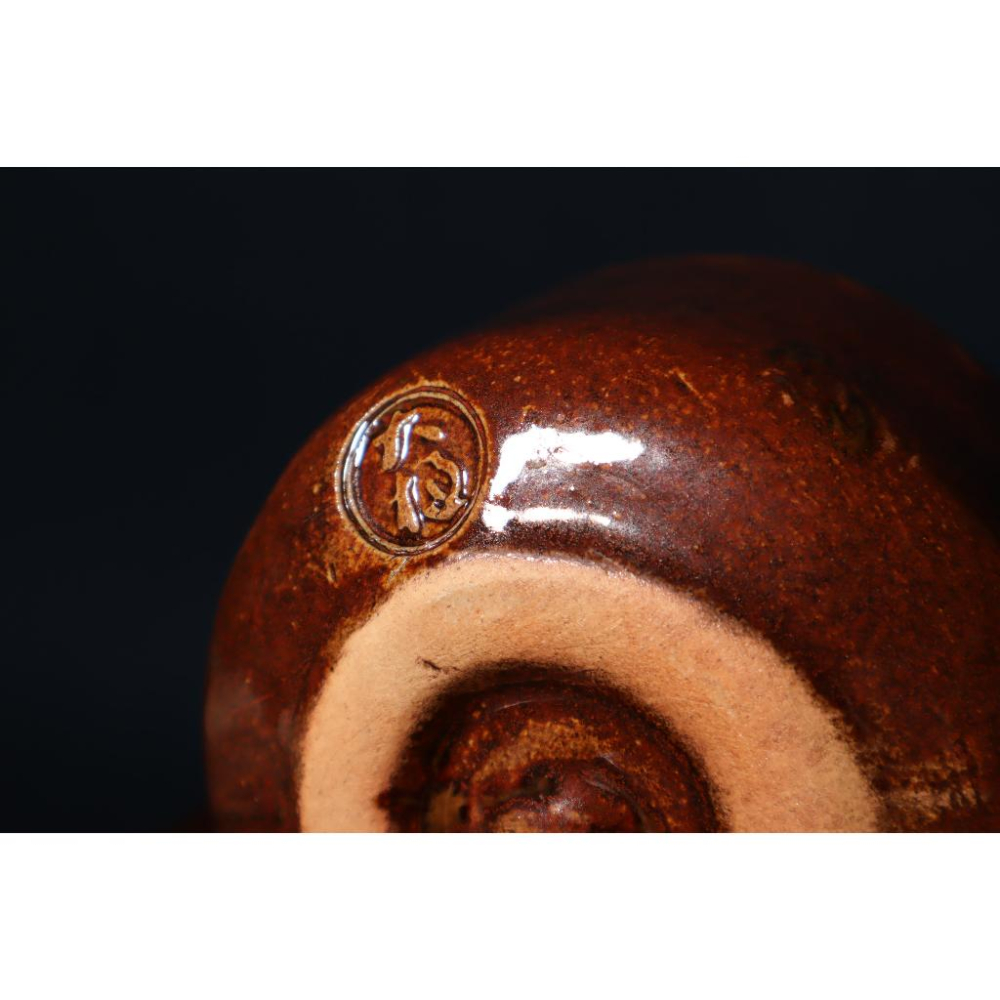 《部町》日本 長洛窯 大樋燒 手造 湯吞杯 附木盒｜抹茶 茶道具 茶道 花道 花藝 神社 茶碗 茶葉 京都-細節圖7