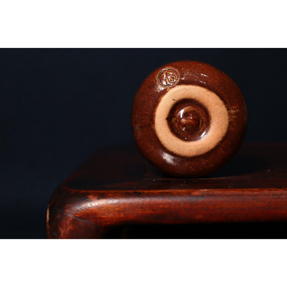 《部町》日本 長洛窯 大樋燒 手造 湯吞杯 附木盒｜抹茶 茶道具 茶道 花道 花藝 神社 茶碗 茶葉 京都-細節圖8