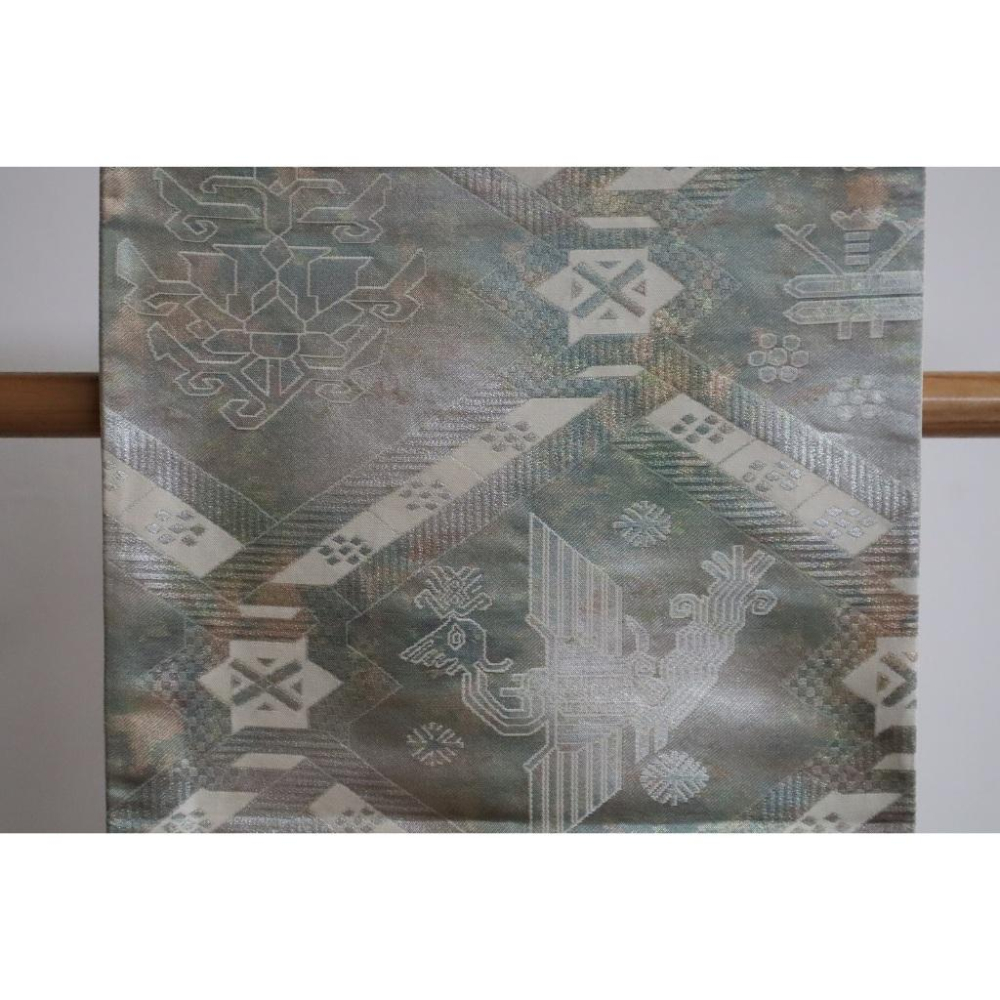 《部町》日本 佐賀錦織 鳥紋 六通 和服腰帶 茶巾 茶墊|浴衣 着物 袋帶 茶碗 茶道具 茶席 桌巾 花藝 茶杯-細節圖3