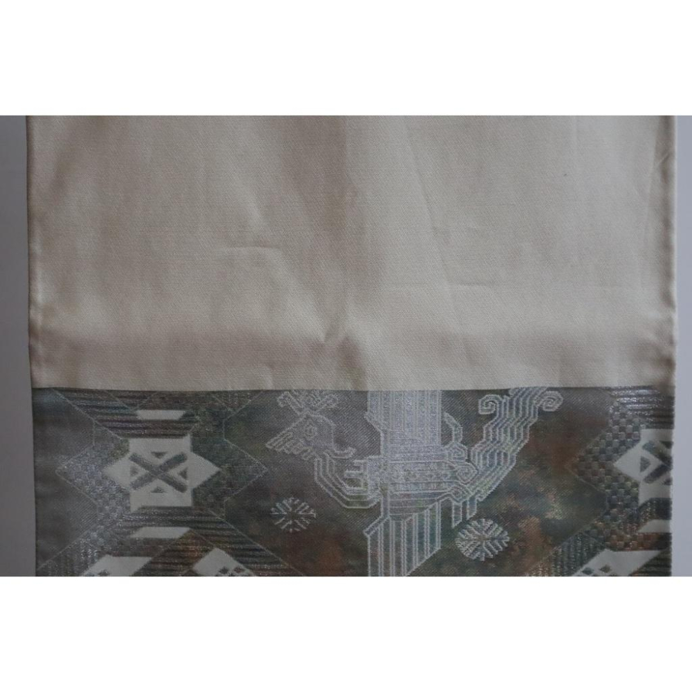 《部町》日本 佐賀錦織 鳥紋 六通 和服腰帶 茶巾 茶墊|浴衣 着物 袋帶 茶碗 茶道具 茶席 桌巾 花藝 茶杯-細節圖7