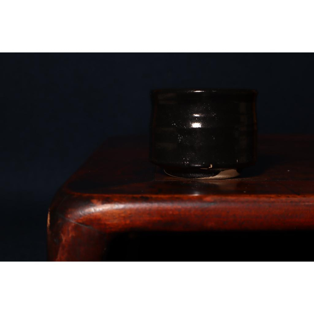 《部町》日本 背戶窯二十二代目 瀨戶名家 加藤令吉 手造湯吞杯 附木盒 ｜抹茶 茶道具 茶道 花道 花藝 神社 茶碗-細節圖3