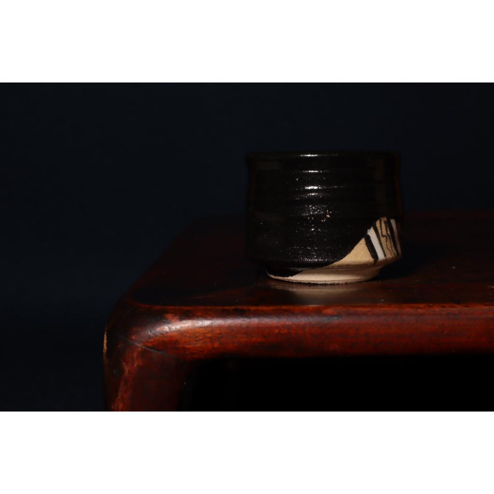 《部町》日本 背戶窯二十二代目 瀨戶名家 加藤令吉 手造湯吞杯 附木盒 ｜抹茶 茶道具 茶道 花道 花藝 神社 茶碗-細節圖4