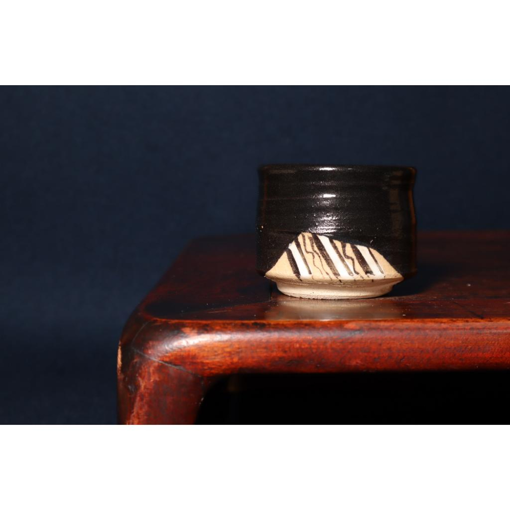 《部町》日本 背戶窯二十二代目 瀨戶名家 加藤令吉 手造湯吞杯 附木盒 ｜抹茶 茶道具 茶道 花道 花藝 神社 茶碗-細節圖6