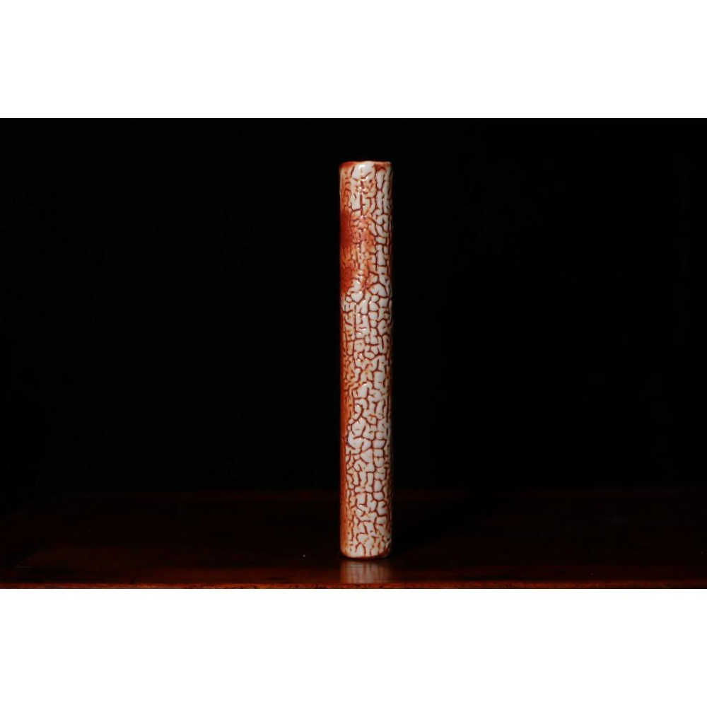 《部町》日本 志野名家 佐藤康元 掛花入 花器 附木箱｜抹茶 茶道具 茶道 花道 花藝 神社 京都 古董 茶碗 茶杯-細節圖3