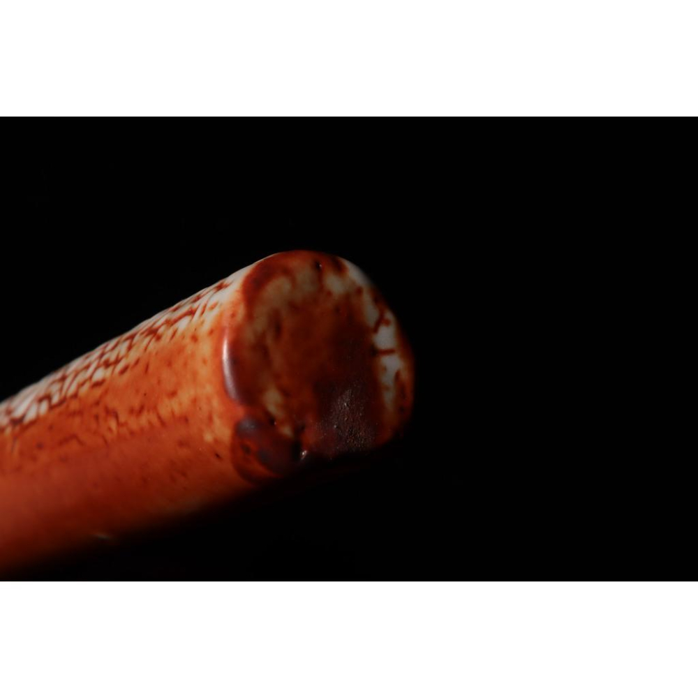 《部町》日本 志野名家 佐藤康元 掛花入 花器 附木箱｜抹茶 茶道具 茶道 花道 花藝 神社 京都 古董 茶碗 茶杯-細節圖8