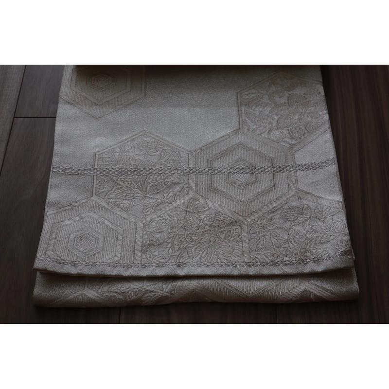 《部町》日本  西陣織 袋帯 龜甲華紋 和服腰帶 茶墊 茶巾|浴衣 着物 袋帶 茶碗 茶道具 茶席 桌巾 花藝 茶杯-細節圖5