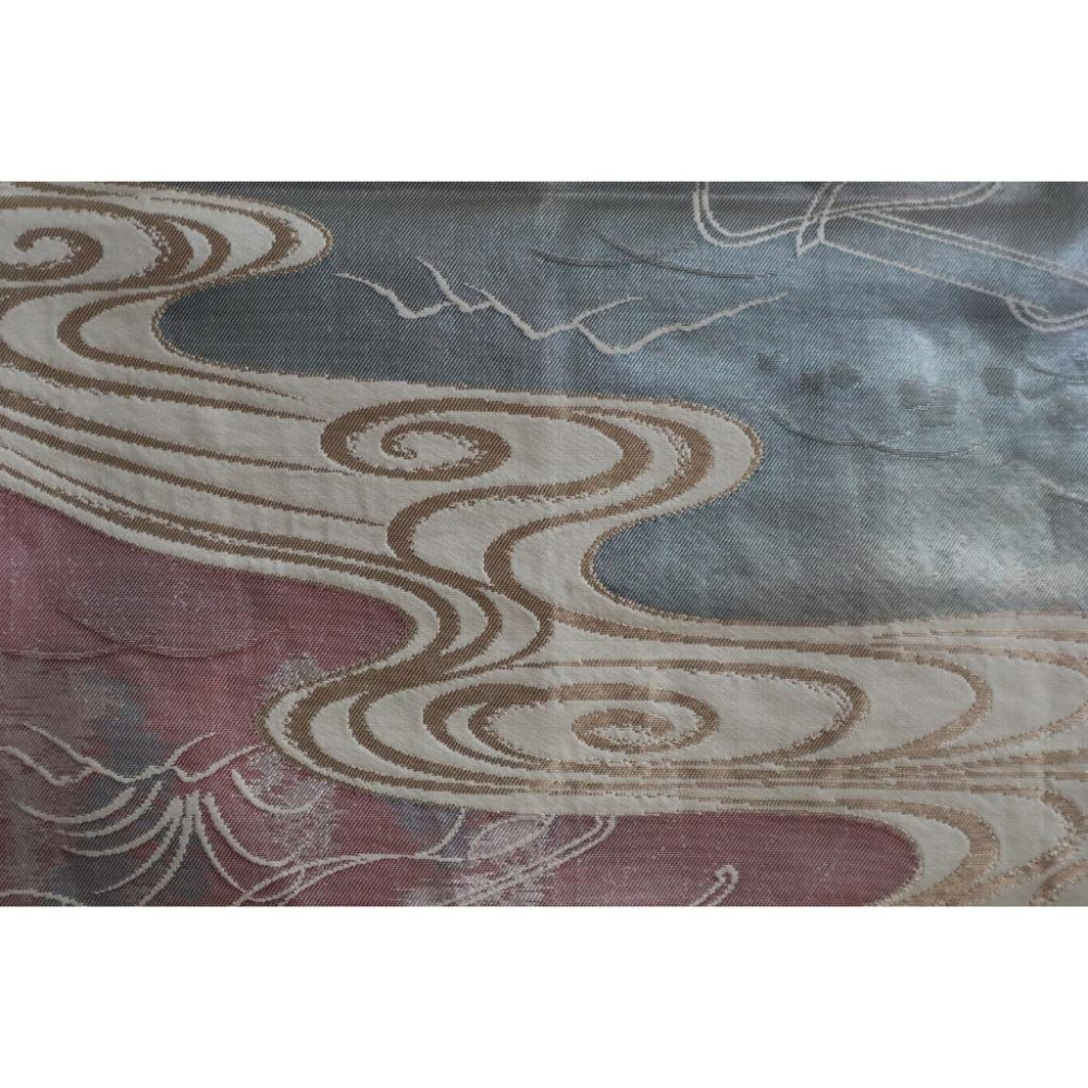 《部町》日本 錦織 花車紋樣 六通 和服腰帶 袋帯 茶墊 茶巾 |浴衣 着物 袋帶 茶碗 茶道具 茶席 桌巾 花藝 茶杯-細節圖4