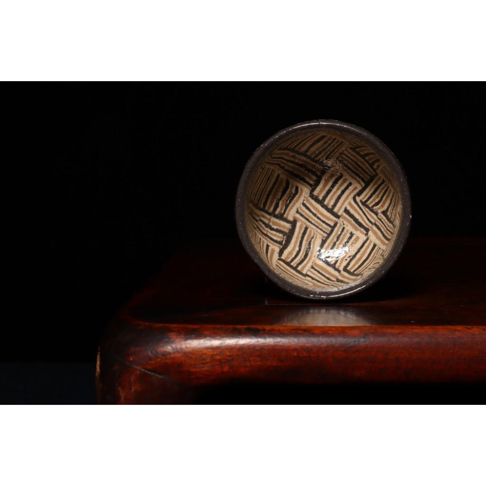 《部町》日本 名家 水野双鶴 絞胎手捏湯吞杯 茶杯｜抹茶 茶道具 茶道 花道 花藝 神社 茶碗 茶葉 京都 普洱茶 茶罐-細節圖7