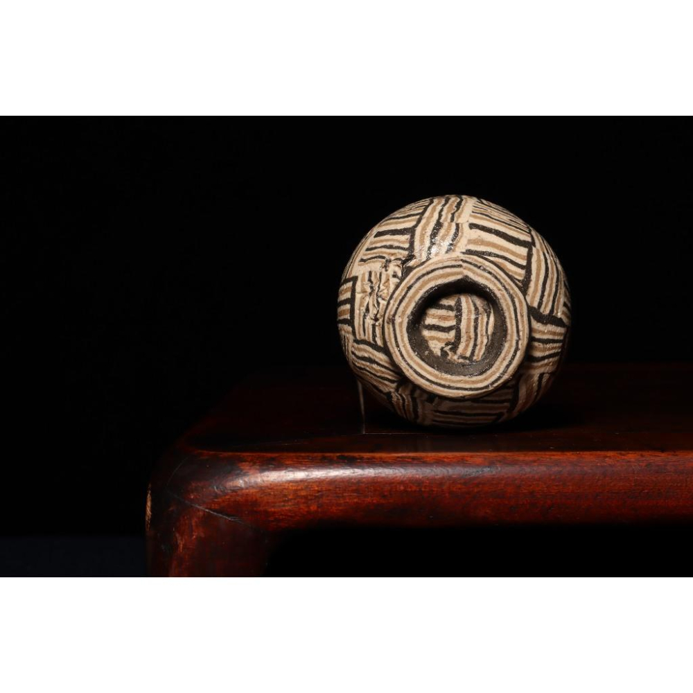 《部町》日本 名家 水野双鶴 絞胎手捏湯吞杯 茶杯｜抹茶 茶道具 茶道 花道 花藝 神社 茶碗 茶葉 京都 普洱茶 茶罐-細節圖9