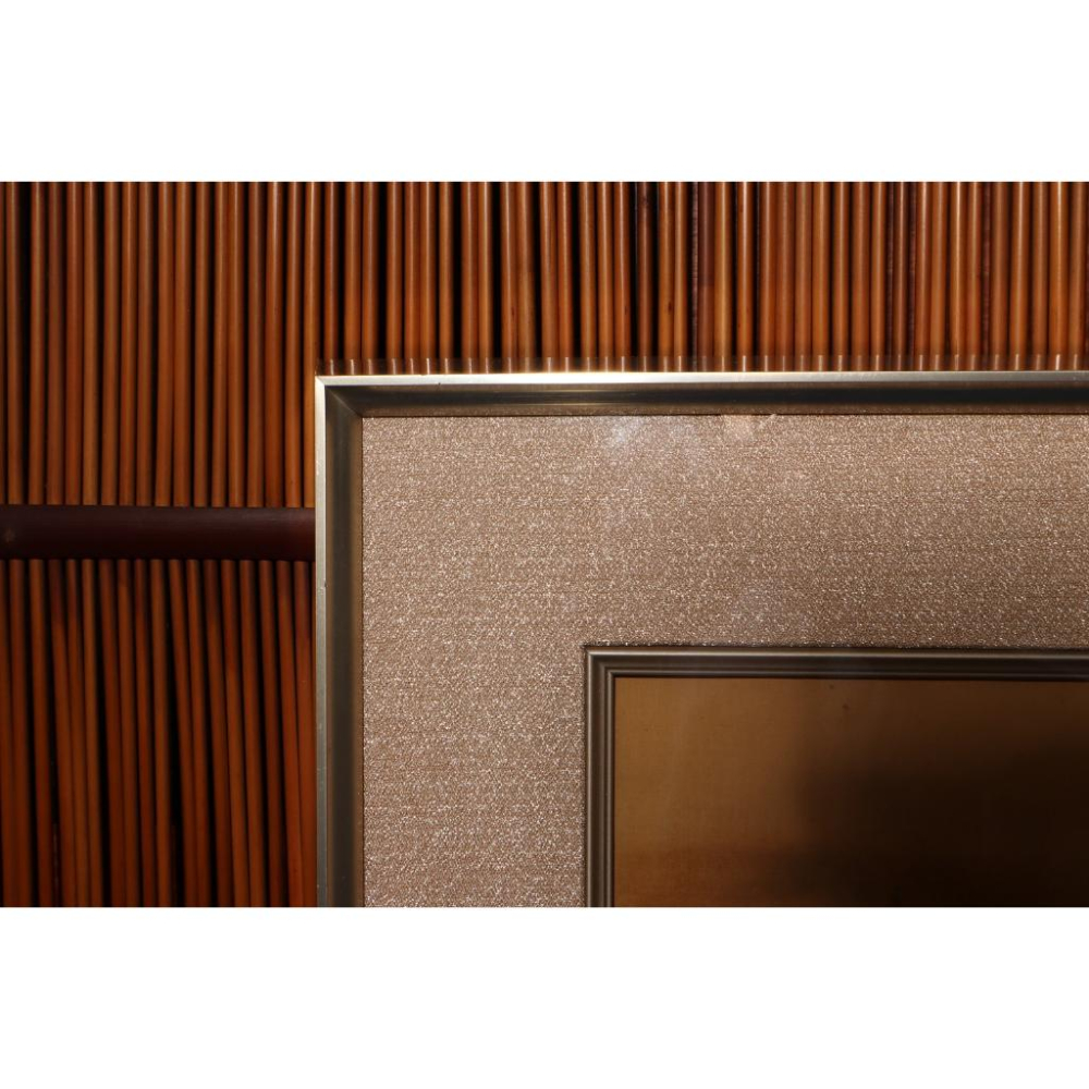 《部町》日本 名家 祐通 絹本 皇居 框畫｜墨寶 文房 茶道 花藝 花道 禪 神社 法師 宗教 佛教 茶掛 掛軸-細節圖6