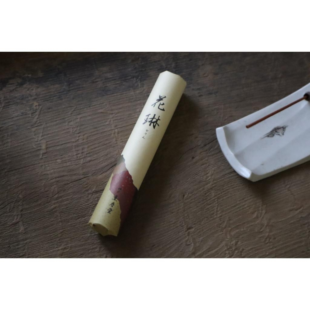 《部町》 日本 薰壽堂 花琳 白檀天然香料 線香 短寸 一管50入 ｜佛教 茶道 花道 花藝 神社 京都 古董 神明-細節圖5