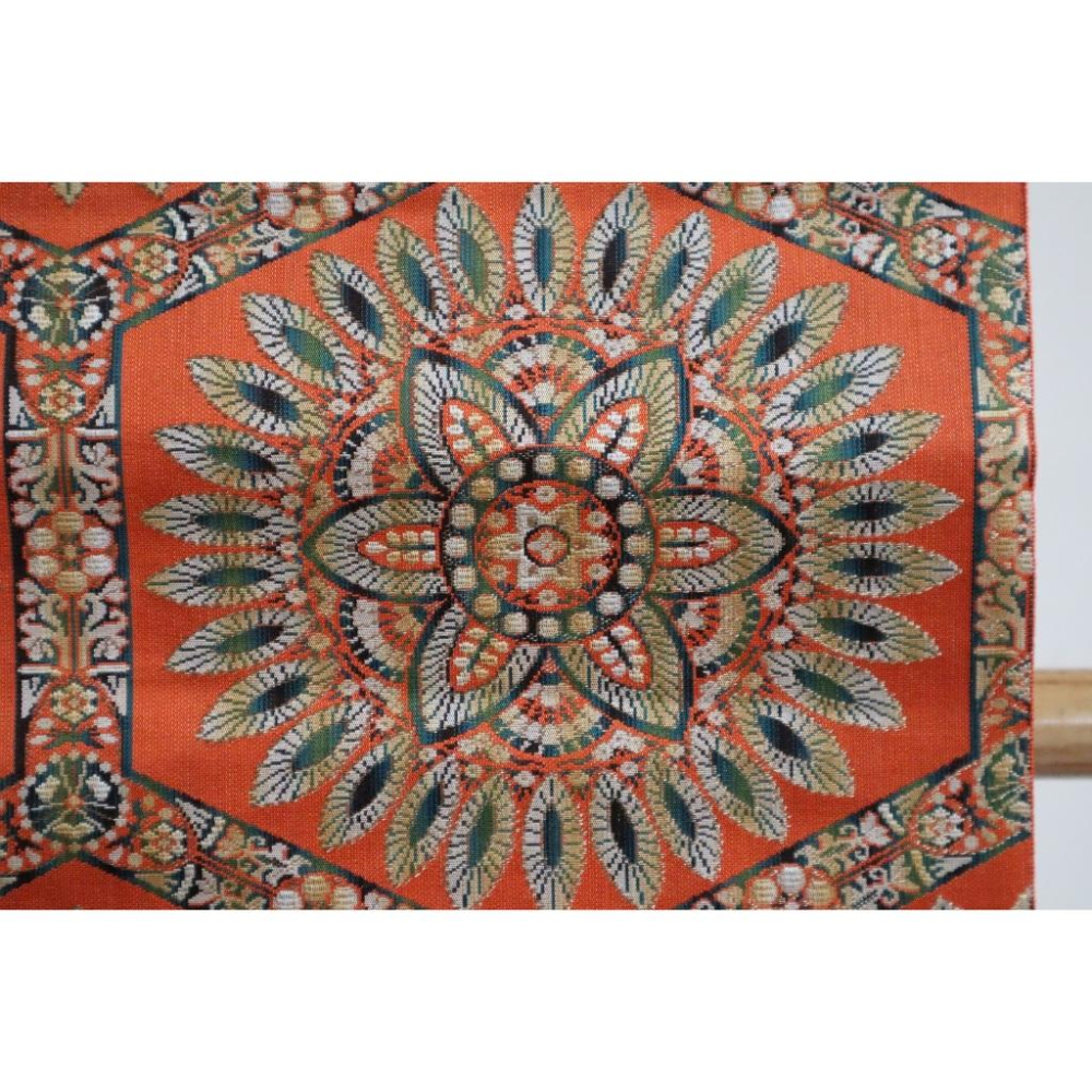 《部町》日本 正絹春留野留 名古屋 和服腰帶 茶巾 茶墊|浴衣 着物 袋帶 茶碗 茶道具 茶席 桌巾 花藝 茶杯-細節圖4