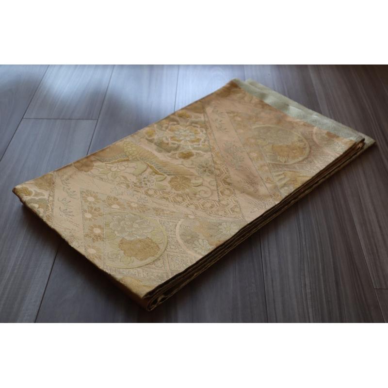 《部町》日本  西陣織 袋帯 梅蘭竹 禽鳥紋 雙面和服腰帶 茶墊 茶巾|浴衣 着物 袋帶 茶碗 茶道具 茶席 桌巾 花藝-細節圖3