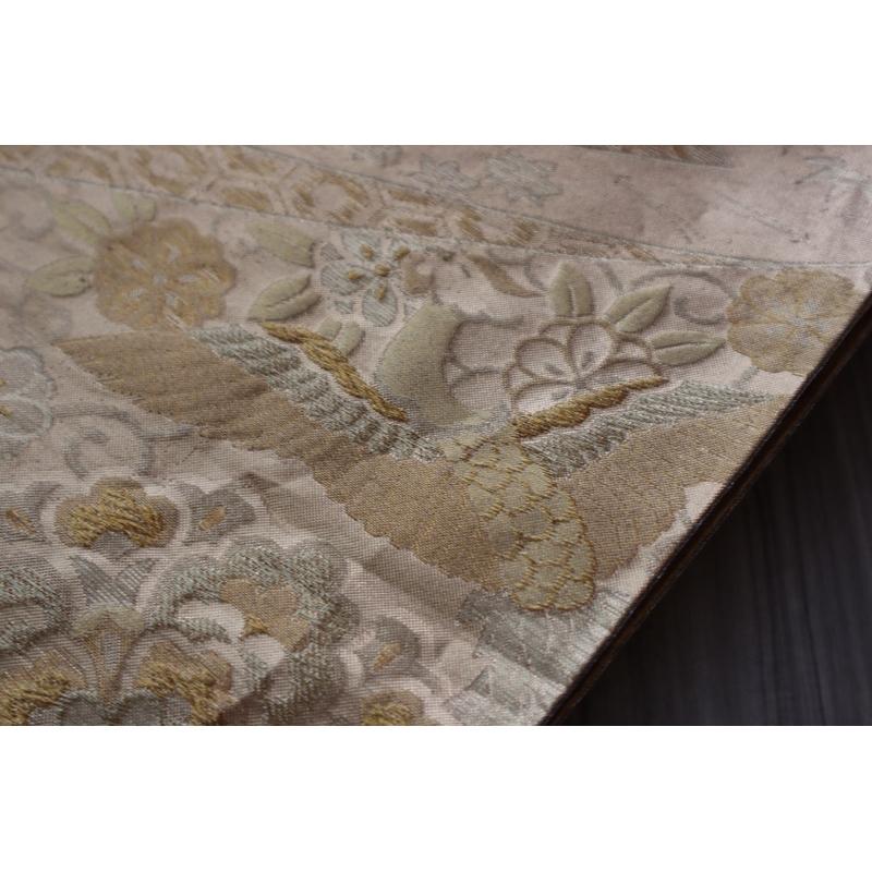 《部町》日本  西陣織 袋帯 梅蘭竹 禽鳥紋 雙面和服腰帶 茶墊 茶巾|浴衣 着物 袋帶 茶碗 茶道具 茶席 桌巾 花藝-細節圖5