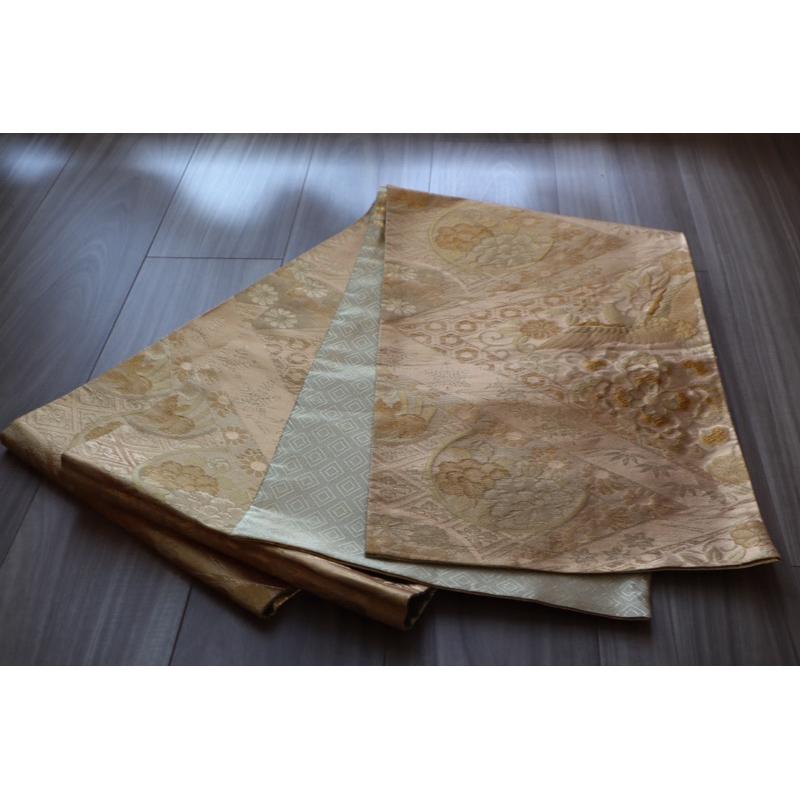 《部町》日本  西陣織 袋帯 梅蘭竹 禽鳥紋 雙面和服腰帶 茶墊 茶巾|浴衣 着物 袋帶 茶碗 茶道具 茶席 桌巾 花藝-細節圖6