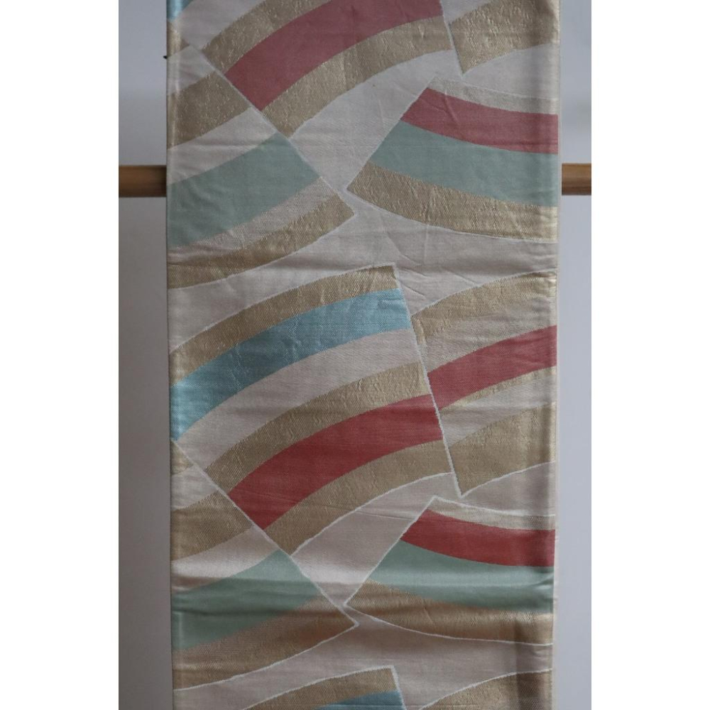 《部町》日本 格子柄 六通和服腰帶 茶巾 茶墊 |浴衣 着物 袋帶 茶碗 茶道具 茶席 桌巾 花藝 茶杯-細節圖4