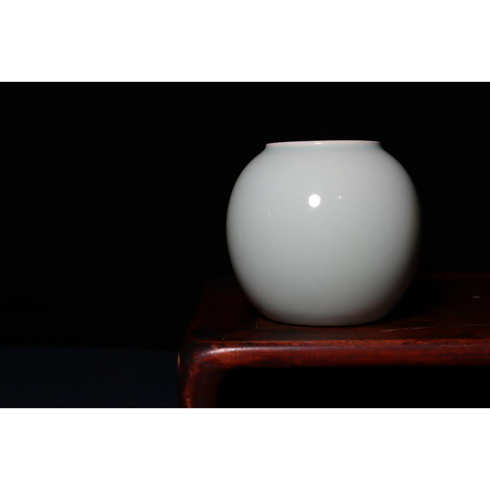 《部町》日本 朝款 手工造青瓷素面花瓶 花器｜抹茶 茶道具 茶道 花道 花藝 神社 茶碗 茶葉 京都 茶杯 茶藝 茶杯-細節圖3