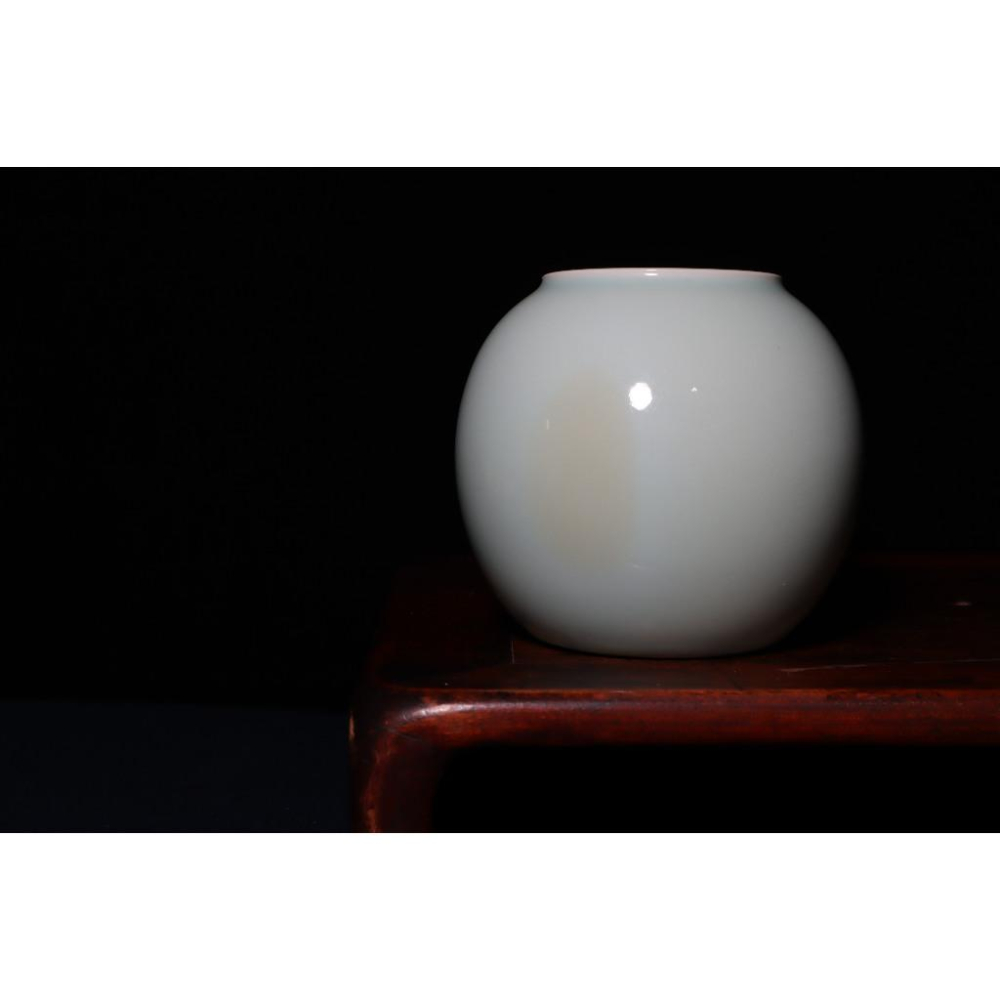 《部町》日本 朝款 手工造青瓷素面花瓶 花器｜抹茶 茶道具 茶道 花道 花藝 神社 茶碗 茶葉 京都 茶杯 茶藝 茶杯-細節圖4