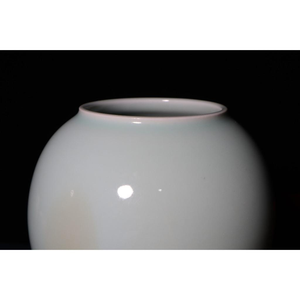 《部町》日本 朝款 手工造青瓷素面花瓶 花器｜抹茶 茶道具 茶道 花道 花藝 神社 茶碗 茶葉 京都 茶杯 茶藝 茶杯-細節圖5