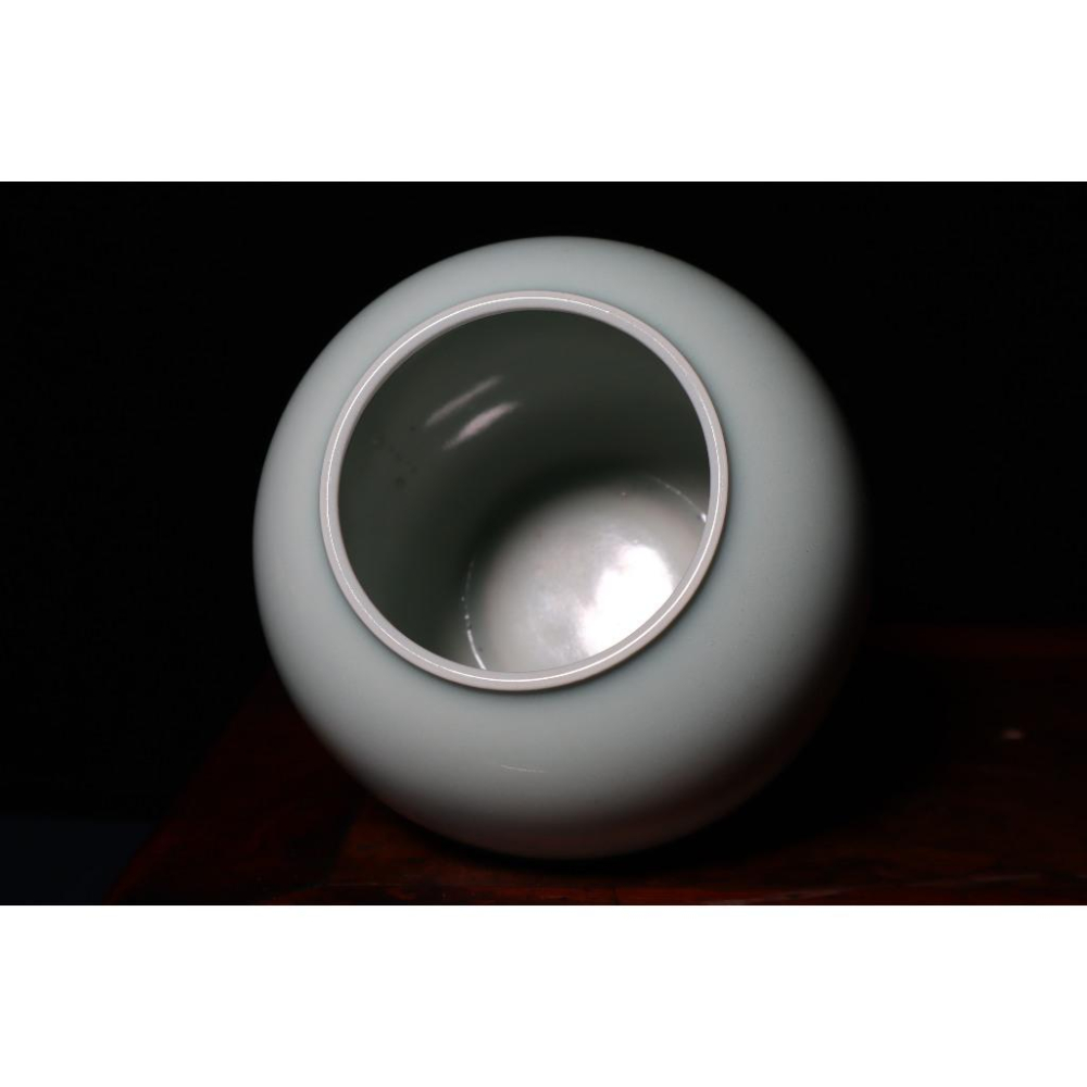 《部町》日本 朝款 手工造青瓷素面花瓶 花器｜抹茶 茶道具 茶道 花道 花藝 神社 茶碗 茶葉 京都 茶杯 茶藝 茶杯-細節圖6