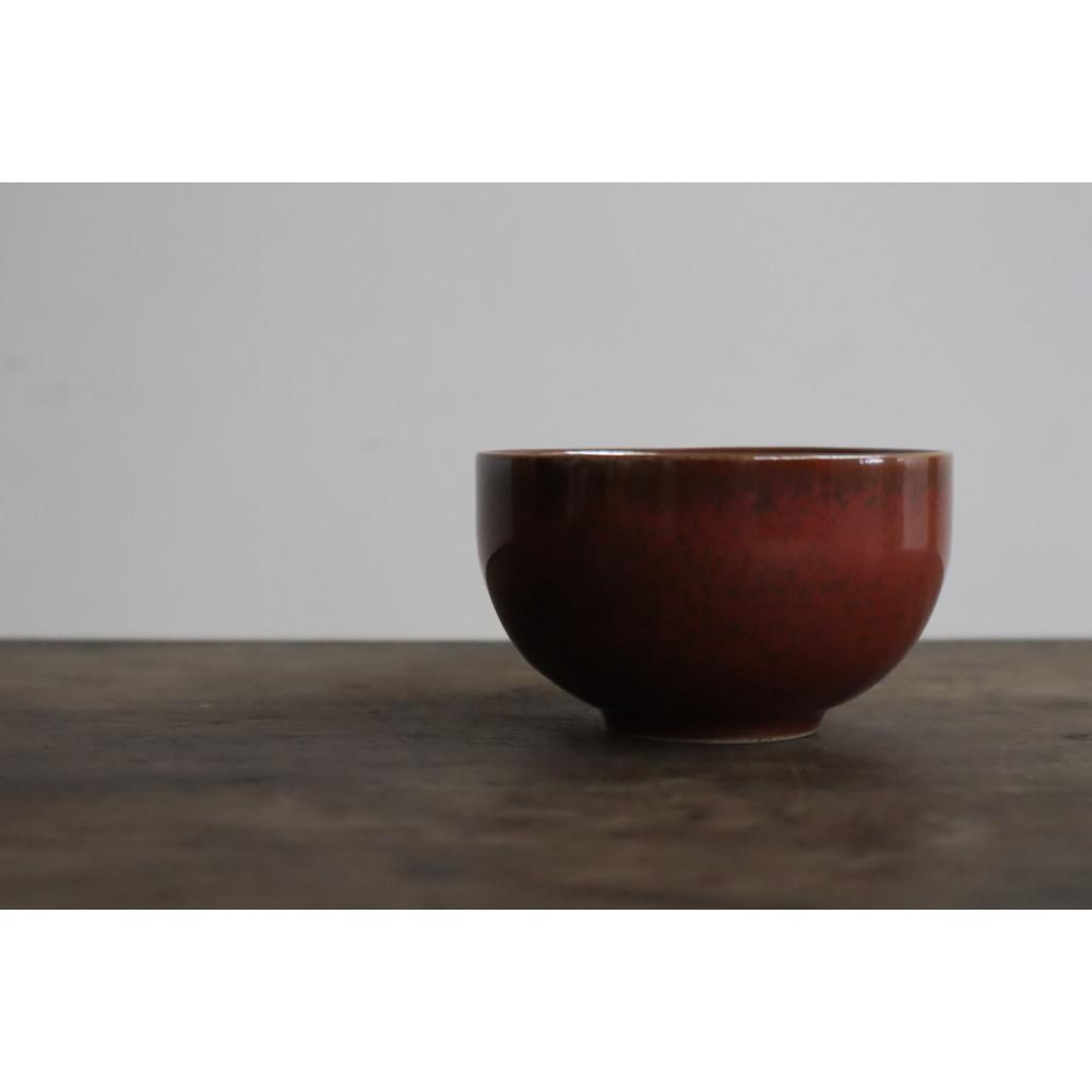 《部町》日本 辰砂赤釉 茶杯 湯吞杯｜抹茶 茶道具 茶道 花道 花藝 神社 京都 古董 茶碗 茶杯-細節圖2