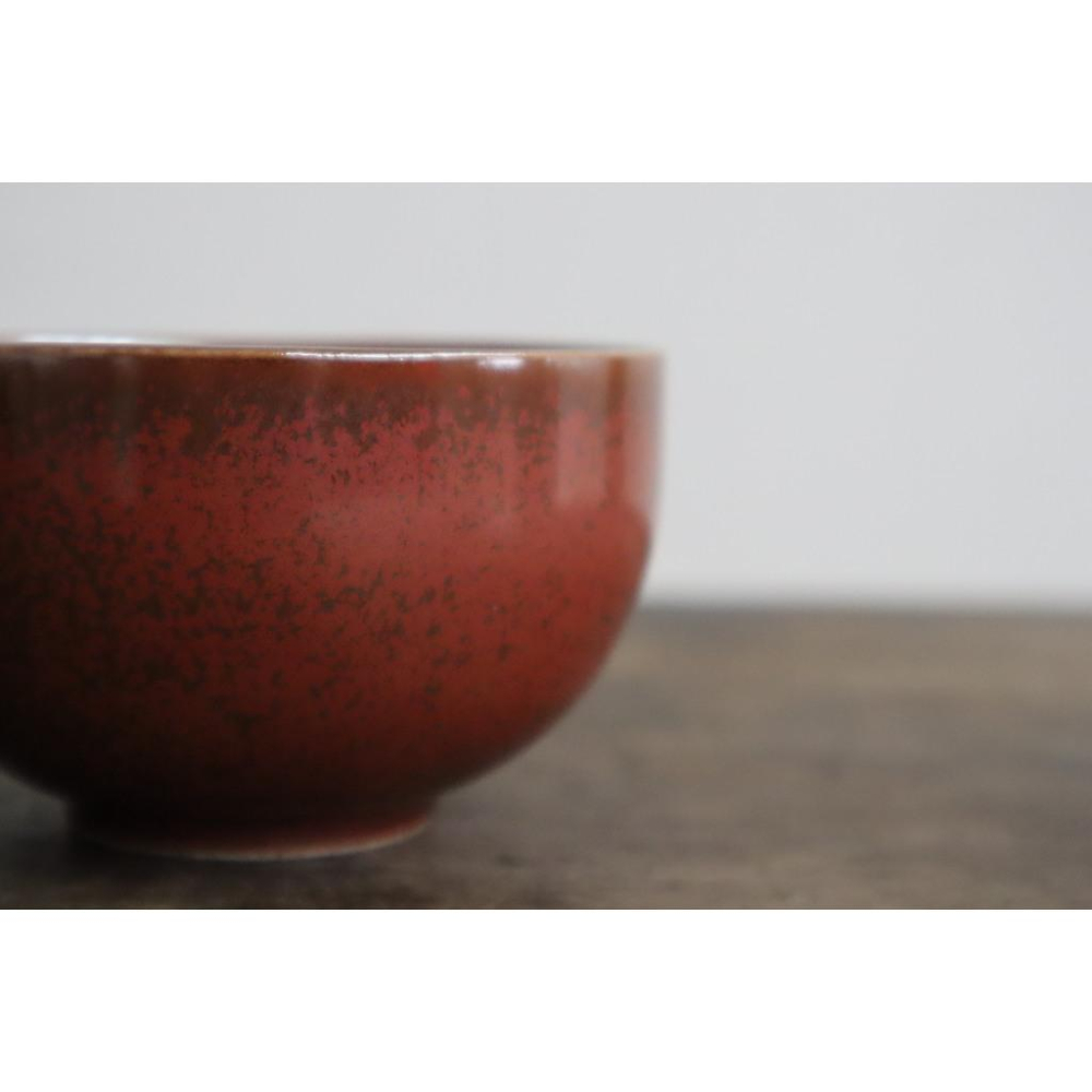 《部町》日本 辰砂赤釉 茶杯 湯吞杯｜抹茶 茶道具 茶道 花道 花藝 神社 京都 古董 茶碗 茶杯-細節圖5