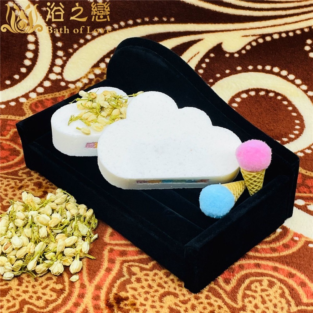 【超多泡泡】彩虹雲朵泡澡錠 MIT品質保證 泡澡精油 沐浴球 泡澡球 入浴球 洗澡球 泡泡浴 精油香氛SPA 節日送禮-細節圖5