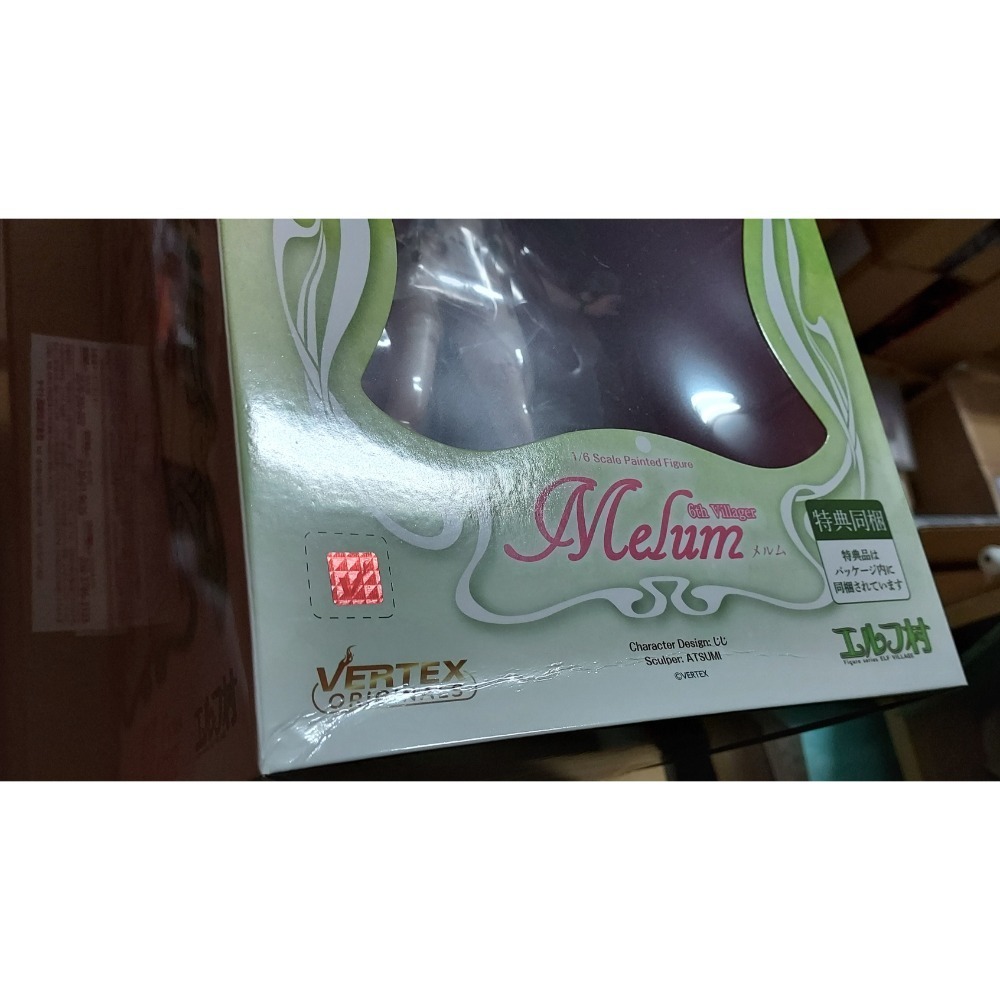 VERTEX 精靈村 第6村人 梅爾姆 限定版 含掛軸底座替換臉-細節圖2