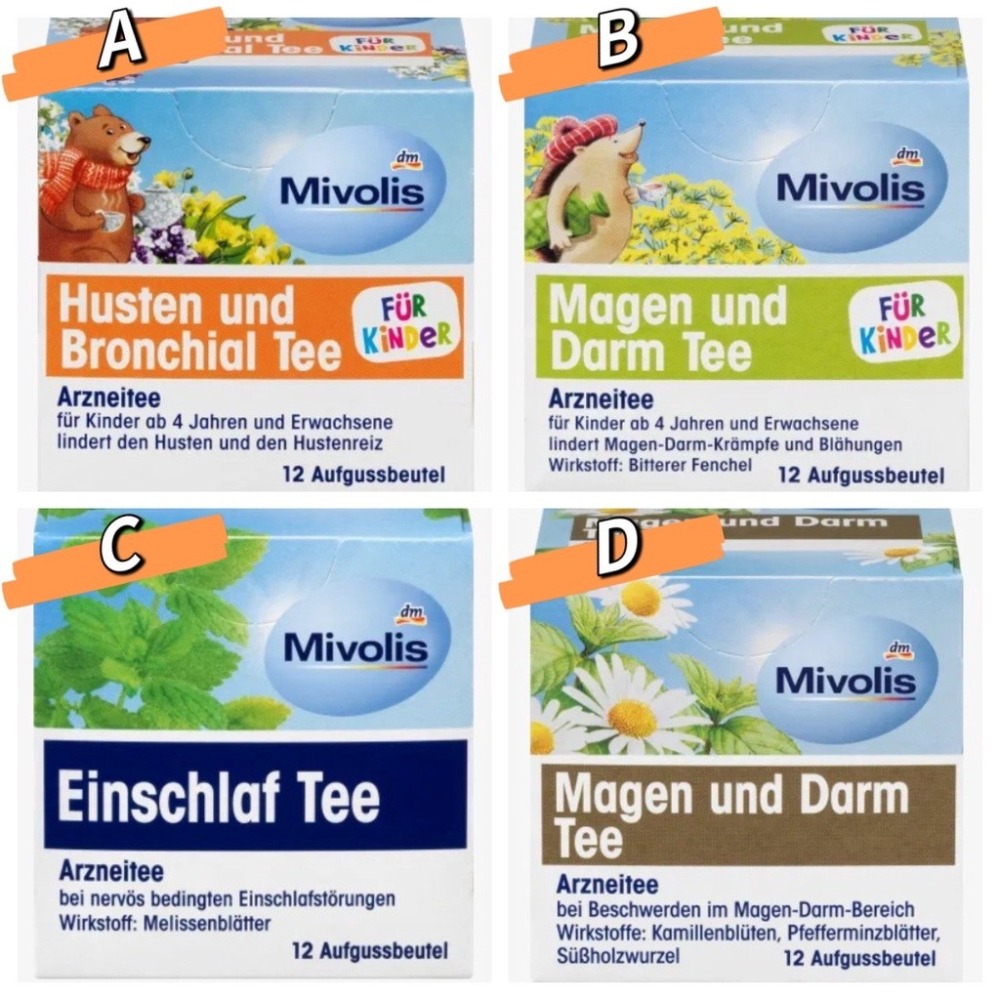 ［現貨+預購］德國 dm Mivolis 多款天然草本茶 - 12包/盒-細節圖6